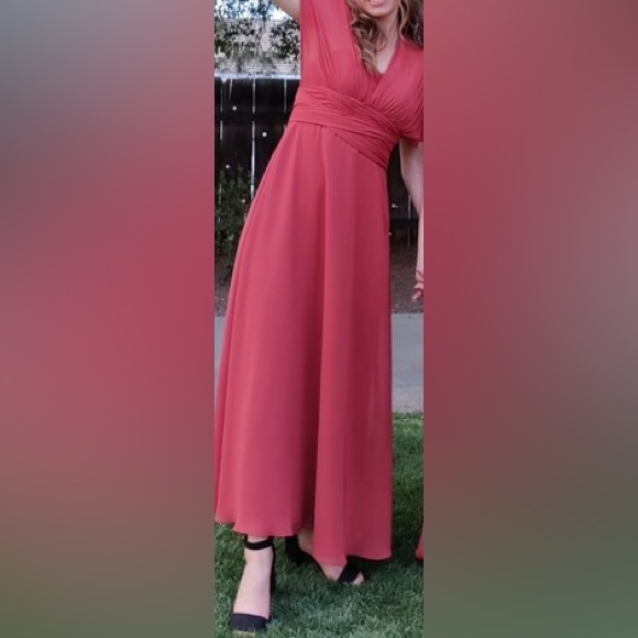 Azazie Fifi in Terracotta - Picture 4 of 4